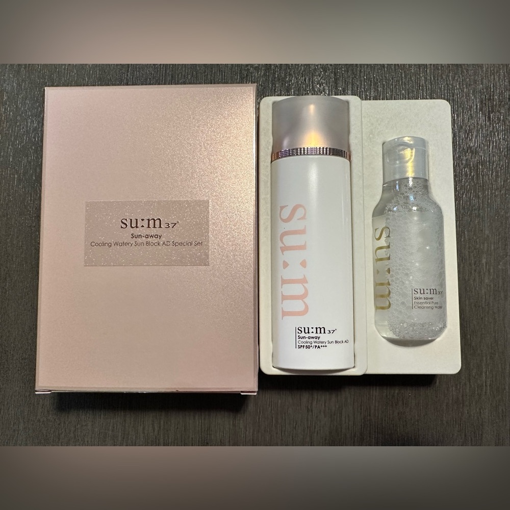 [SUM37] Sun-away Cooling Watery Sun Block AD 100ml SPF50+/PA+++ SU:M37 Set